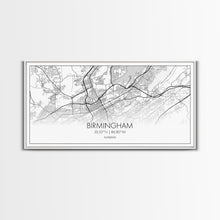 Load image into Gallery viewer, Birmingham Street Map, Alabama Map, Map Print, Modern Art, Wall Art, Canvas Print, Hometown Gifts, Entryway Décor, Farmhouse Wall Art