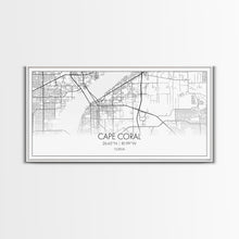 Carregar imagem no visualizador da galeria, Cape Coral Street Map, Florida Map, Map Print, Modern Art, Wall Art, Canvas Art, Rustic Décor, Bedroom Décor Women, Gift For The Home