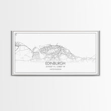 Load image into Gallery viewer, Edinburgh Street Map, Scotland Map, Map Art, Minimalist Art, Wall Art, Canvas Art, Travel Wall Art, Husband Gift, Office Décor For Men