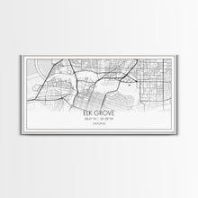 Load image into Gallery viewer, Elk Grove Street Map, California Map, Map Art, Minimalist Art, Wall Art, Canvas Art, Trendy Décor, Gift For Friend, Couple Wall Décor