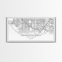 Cargar imagen en el visor de la galería, Huntington Beach City Map, California Map, Map Art, Modern Art, Wall Art, Canvas Art, Coastal Wall Art, Ocean Wall Art, Travel Gifts For Men