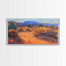 Carregar imagem no visualizador da galeria, Adorable cows at a red barn in the countryside, Framed Canvas Print, great for rustic living room, farmhouse wall decor art