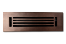 Cargar imagen en el visor de la galería, Cast Aluminum Linear Bar Vent Covers - Oil Rubbed Bronze