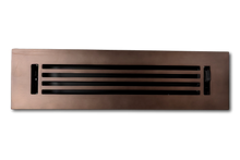Cargar imagen en el visor de la galería, Cast Aluminum Linear Bar Vent Covers - Oil Rubbed Bronze