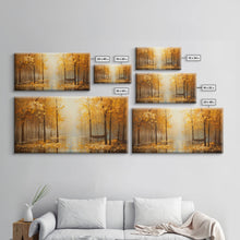 Carregar imagem no visualizador da galeria, Fall Centerpiece Landscape Painting Canvas Print, Autumn Landscape Decor, Fall Centerpiece Fall Home Decor, Fall Wall Decor, Fall Home Decor