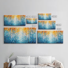 Carregar imagem no visualizador da galeria, Abstract Wall Art, Forest Wall Decor, Forest Painting, Wall Art, Canvas Print, Wall Hanging, Landscape Art, Farmhouse Wall Decor, Cozy Gift