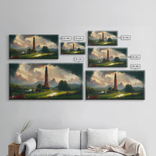 Load image into Gallery viewer, Dark Tower, High Fantasy Art Canvas Print, unique wall art, fantasy concept art