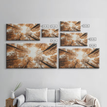 Carregar imagem no visualizador da galeria, Forest Art, Trees Wall Art, Fall Art Print, Panoramic Art, Wall Art, Canvas Art, Landscape Art, Wall Art Prints, Entryway Prints, RV Decor