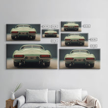 Carregar imagem no visualizador da galeria, Automotive Art, Classic Car Wall Art, Car Print, Panoramic Art, Wall Art, Canvas Art, Landscape Art, Landscape Print, Car Lover Gift, Office