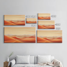 Load image into Gallery viewer, Desert Art, Sand Dune Wall Art, Desert Art Print, Panoramic Art, Wall Art, Canvas Art, Landscape Art, Landscape Print, Travel Art Print
