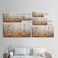 Carregar imagem no visualizador da galeria, Forest Wall Art, Autumn Wall Art, Tree Wall Art, Panoramic Art, Wall Art, Canvas Art, Landscape Art, Landscape Print, Farmhouse Wall Art