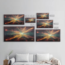 Carregar imagem no visualizador da galeria, Explosion of Stars, Scifi Art, Galaxy Universe Print, Ready To Hang Canvas Print, Framed Canvas Wall Art, Living Room Wall Decor