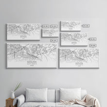 Carregar imagem no visualizador da galeria, Augusta Street Map, Georgia Map, Map Print, Modern Art, Wall Art, Canvas Print, Farmhouse Décor, College Dorm Décor, Teacher Gift, Prints