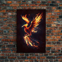 Carregar imagem no visualizador da galeria, Canvas Print Of "The Phoenix" - Rebirth Art - Framed Canvas Art - Framed Wall Art