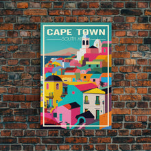 Carregar imagem no visualizador da galeria, Cape Town, South Africa Wall Art, Africa Travel Poster, Travel Wall Print, Travel Poster, Travel Wall Art, Canvas Wall Print