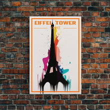 Carregar imagem no visualizador da galeria, France Travel Poster, Eiffel Tower Wall Art, Paris, Europe Wall Art, Travel Wall Print, Travel Poster, Travel Wall Art, Canvas Wall Print