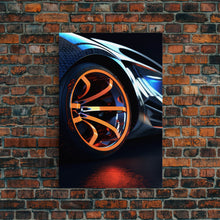 Carregar imagem no visualizador da galeria, Car Guy Wall Art, Exotic Super Car Deep Dish Rims, Office or Man Cave Art, Automotive Photography, Sports Car Wall Art