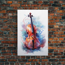 Carregar imagem no visualizador da galeria, Galaxy Cello Studio Decor Gift, Banjo Wall Art Canvas Print, Stringed Instruments, Cello Art, Banjo Poster Print, Cello Gifts, Musical Art