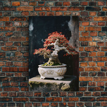 Load image into Gallery viewer, Bonsai Wall Art, Japanese Wall Print,  Asian Art, Canvas Print, Wall Art, Vertical Print, Travel Print, Client Gift, College Dorm Decor