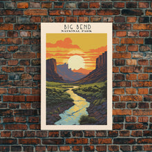 Load image into Gallery viewer, Biscayne National Park Florida Travel Art, National Park Print, Minimalist Travel Art, Midcentury Modern Style Landscape Painting