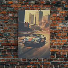 Carregar imagem no visualizador da galeria, Car Wall Art, Classic Car Wall Art, Canvas Print, Wall Hanging, Portrait Art, Car Lover Gift, Man Cave Art, Living Room Print, Bookshelf Art