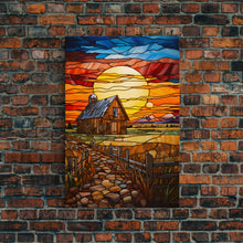 Carregar imagem no visualizador da galeria, Autumn Art, Farm House Wall Art, Abstract Art, Canvas Print, Wall Hanging, Portrait Art, Anniversary Gift, Southern Decor, Office Prints