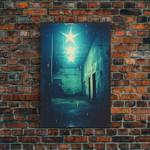 Carregar imagem no visualizador da galeria, Abandoned Building, Spooky Art Print, Horror Home Decor, Canvas Print, Wall Hanging, Portrait Art, Anniversary Gift, Tiny House Decor