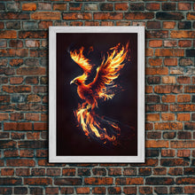 Carregar imagem no visualizador da galeria, Canvas Print Of "The Phoenix" - Rebirth Art - Framed Canvas Art - Framed Wall Art