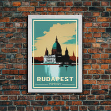 Carregar imagem no visualizador da galeria, Budapest, Hungary, European Wall Art, City Wall Art, Travel Wall Print, Travel Poster, Travel Artwork, Travel Wall Art, Canvas Wall Print