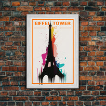 Carregar imagem no visualizador da galeria, France Travel Poster, Eiffel Tower Wall Art, Paris, Europe Wall Art, Travel Wall Print, Travel Poster, Travel Wall Art, Canvas Wall Print