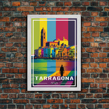 Load image into Gallery viewer, Tarragona Wall Art, Spain Poster, Catalonia Wall Art, Europe Art Print, Travel Wall Print, Travel Poster, Travel Wall Art, Canvas Wall Print