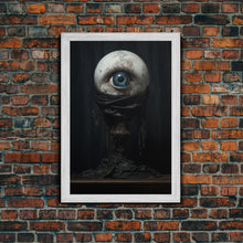 Load image into Gallery viewer, The Eye, Gothic Victorian Horror Art, Cosmic Horror, Framed Canvas Canvas Print, Halloween Decor