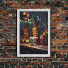 Load image into Gallery viewer, Cocktail Print, Bar Cart Wall Art, Canvas Print, Wall Hanging, Portrait Art, Cocktail Art, Retirement Gifts, Apartment Wall Decor, RV Decor