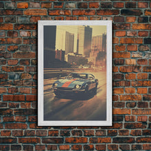 Carregar imagem no visualizador da galeria, Car Wall Art, Classic Car Wall Art, Canvas Print, Wall Hanging, Portrait Art, Car Lover Gift, Man Cave Art, Living Room Print, Bookshelf Art