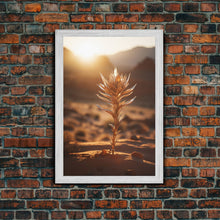 Carregar imagem no visualizador da galeria, Giant Andersonia, Desert Art, Plant Art, Canvas Print, Wall Hanging, Portrait Art, Business Gift, College Dorm Decor, Minimalist Prints
