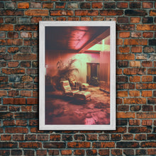 Carregar imagem no visualizador da galeria, Abandoned House, Scary Wall Art, Haunted House Art, Canvas Print, Wall Hanging, Portrait Art, Dorm Room Art, Living Room Prints, Gift Ideas
