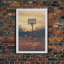 Carregar imagem no visualizador da galeria, Basketball Wall Art, Sports Wall Art, Canvas Print, Wall Hanging, Portrait Art, Family Home Decor, Housewarming Gift, College Dorm Decor