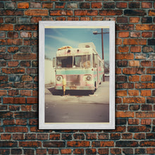 Carregar imagem no visualizador da galeria, Bus, Urban Wall Art, City Art Print, Canvas Print, Wall Hanging, Portrait Art, Urban Art, Apartment Wall Decor, Family Room Art, RV Decor