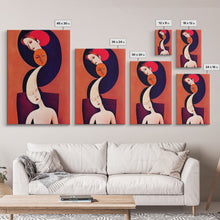 Carregar imagem no visualizador da galeria, Dreaming Of You Cubism Woman Faces Abstract Fine Art Print, Wall Art Print, Wall Poster