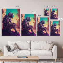 Load image into Gallery viewer, Android deep in thought, AI, fine art poster print
