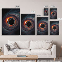 Carregar imagem no visualizador da galeria, Eye Of the Storm, Galaxy art, framed canvas print, unique space decor