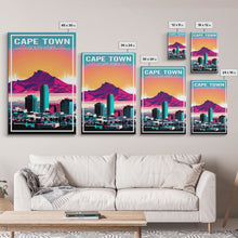 Carregar imagem no visualizador da galeria, Cape Town, South Africa Wall Art, Africa Travel Poster, Travel Wall Print, Travel Poster, Travel Wall Art, Canvas Wall Print