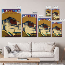Load image into Gallery viewer, Potala Palace Wall Art, China Poster, Tibet Wall Print, Asia Wall Art, Travel Wall Print, Travel Poster, Travel Wall Art, Canvas Wall Print