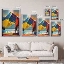 Carregar imagem no visualizador da galeria, Canada Wall Art, Canada Art Print, Banff, Alberta, Travel Wall Print, Travel Poster, Travel Artwork, Travel Wall Art, Canvas Wall Print