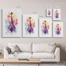Carregar imagem no visualizador da galeria, Galaxy Cello Gift, Banjo Wall Art Canvas Print, Stringed Instruments, Cello Art, Banjo Poster Print, Cello Gifts, Musical Art