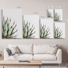 Load image into Gallery viewer, Desert Cactus Art Print, Modern Home Decor, Framed Canvas Print Or Poster, Botanical Print Desert Art Cactus, Bathroom Or Bedroom Or Office