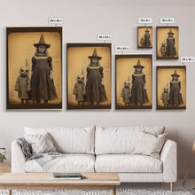 Load image into Gallery viewer, Creepy Wall Art, Spooky Art, Dark Wall Art, Moody Wall Art, Horror Art, Canvas Print, Wall Art, Vertical Print, Home Decor, Wall Decor