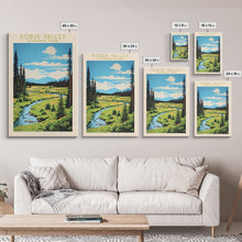 Load image into Gallery viewer, Kobuk Valley National Park, Alaska Travel Art, National Park Print, Minimalist Travel Art, Midcentury Modern Retro Style Landscape