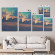 Carregar imagem no visualizador da galeria, Football Field, Kids Wall Art, Canvas Print, Wall Hanging, Portrait Art, Soccer Coach Gift, Soccer Wall Art, Family Home Art, Dorm Room Art