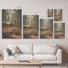 Carregar imagem no visualizador da galeria, Camp Decor, Outdoor Wall Art, Cabin Wall Art, Canvas Print, Wall Hanging, Portrait Art, Teacher Gift, Apartment Wall Decor, Ranch Wall Art